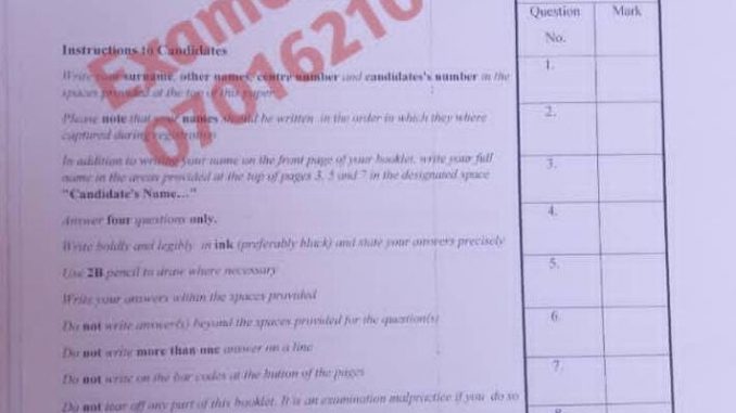 waec english question and answer