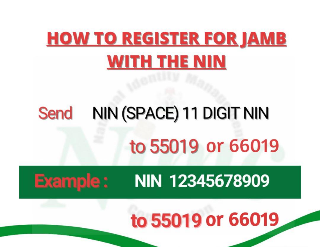 how to create jamb profile code via sms
